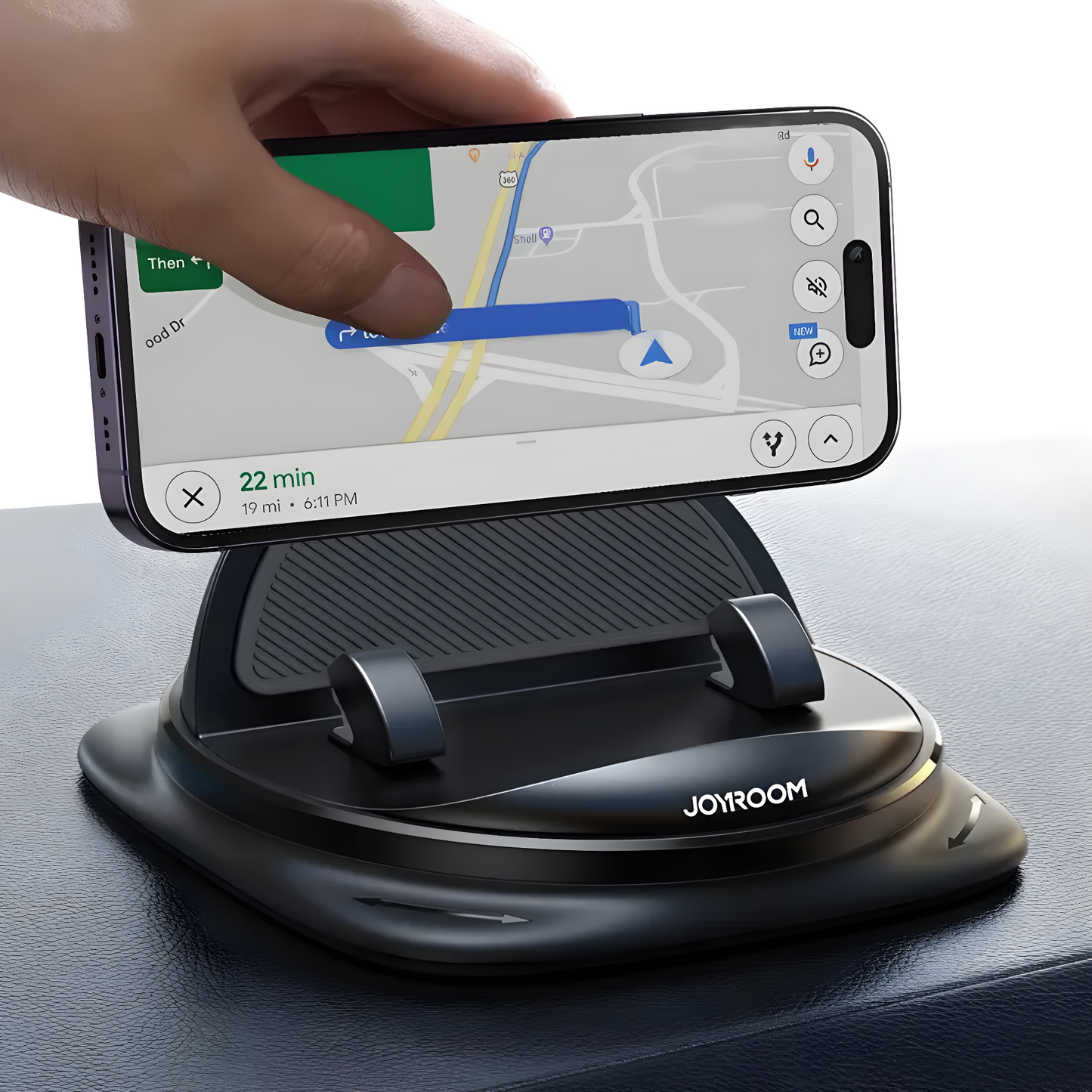 Car Phone Holder | حامل جوال للسيارة – 360° دوران، يناسب جميع السيارات