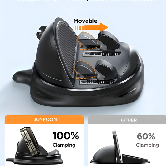 Car Phone Holder | حامل جوال للسيارة – 360° دوران، يناسب جميع السيارات